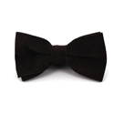 Solid Brown Corduroy Bow Tie