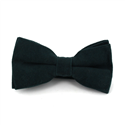 Dark Green Corduroy Solid Bow Tie