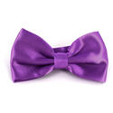 Lilac Satin Solid Bow Tie