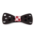 Large Hole Wooden Bow Tie