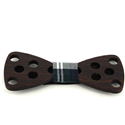 Large Hole Wooden Bow Tie