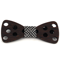 Large Hole Wooden Bow Tie