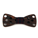 Large Hole Wooden Bow Tie