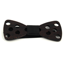 Large Hole Wooden Bow Tie