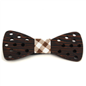 Small Dots Wooden Bow Tie
