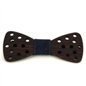 Small Dots Wooden Bow Tie