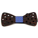 Small Dots Wooden Bow Tie