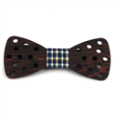 Small Dots Wooden Bow Tie