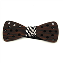 Small Dots Wooden Bow Tie