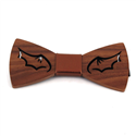 Demon Wings Wooden Bow Tie