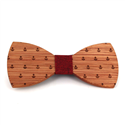 Anchor Wooden Bow Tie