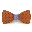 Angular Wood Bow Tie