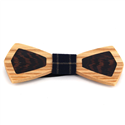 Two-Tone Wooden Bow Tie