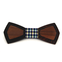 Two-Tone Wooden Bow Tie