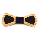Two-Tone Wooden Bow Tie