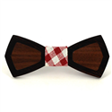 Two-Tone Wooden Bow Tie