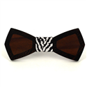 Two-Tone Wooden Bow Tie