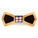 Two-Tone Wooden Bow Tie