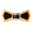 Two-Tone Wooden Bow Tie