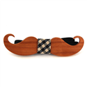 Mustache Wooden Bow Tie