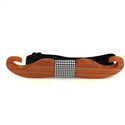Mustache Wooden Bow Tie