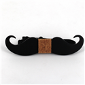 Mustache Wooden Bow Tie