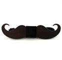 Mustache Wooden Bow Tie