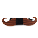 Mustache Wooden Bow Tie