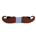Mustache Wooden Bow Tie