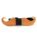 Mustache Wooden Bow Tie