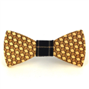 Wooden Cube Bow Tie