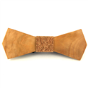 Deltoid Wood Bow Tie