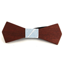 Deltoid Wooden Bow Tie