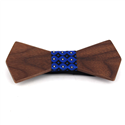 Deltoid Wooden Bow Tie