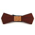 Deltoid Wooden Bow Tie