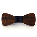 Spiral Wood Bow Tie