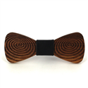 Spiral Wood Bow Tie