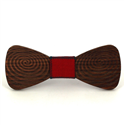 Spiral Wood Bow Tie