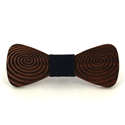 Spiral Wood Bow Tie