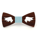 Hollow Wing Wooden Bow Tie