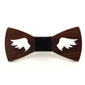 Hollow Wing Wooden Bow Tie