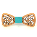 Hollow Wood Bow Tie with Designs