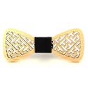 Hollow Wood Bow Tie with Designs
