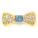 Hollow Wood Bow Tie with Designs