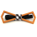 Hollow Deltoid Wooden Bow Tie