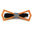 Hollow Deltoid Wooden Bow Tie