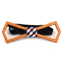 Hollow Deltoid Wooden Bow Tie