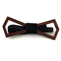Hollow Deltoid Wooden Bow Tie