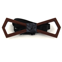 Hollow Deltoid Wooden Bow Tie