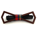 Hollow Deltoid Wooden Bow Tie